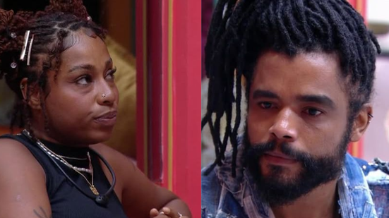 Troca de informações sobre votos desagrada dupla de amigos no BBB 25 - Rede Globo