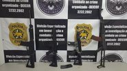 Imagem Polícia encontra fuzis enterrados em sítio