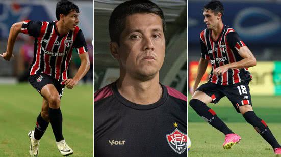 Rubens Chiri e Paulo Pinto | São Paulo FC e Victor Ferreira | EC Vitória