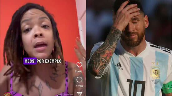 Bárbara Carine cobra camisa 10 - Messi: Getty Images