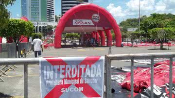 Imagem Sucom determina desmontagem de estruturas do Feirão da Nissan