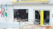 Imagem Vídeo: bandido morre em explosão durante assalto a banco