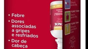 Imagem Tylenol recolhe mais de três milhões de embalagens