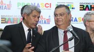 Flávio Dino foi recebido por Jerônimo Rodrigues em Salvador - Domingos Junior / BNews