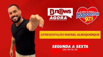 Imagem Rafael Albuquerque estreia programa na Itapoan FM nesta segunda: “do povo para o povo”