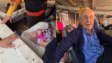 Imagem Idosa de 103 anos é resgatada em meio à tragédia no Rio Grande do Sul; assista