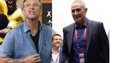 Montagem: Reprodução/TV Bandeirantes e Lucas Figueiredo/CBF