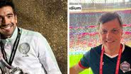 Montagem: Reprodução / Instagram @coachabelferreira e @maurocezar000