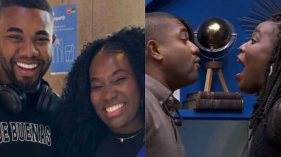 Davi e Leidy postam foto juntos após diversas brigas em BBB - Instagram @davioficialll / Reprodução TV Globo