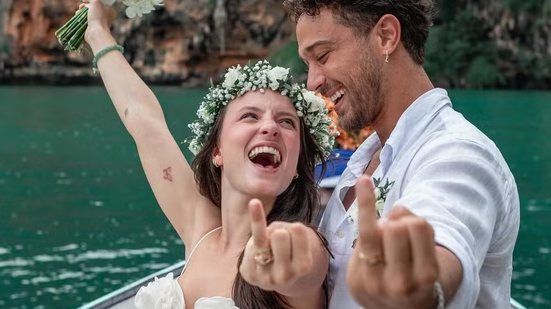 Reprodução Instagram @larissamanoela e @andreluizframbach