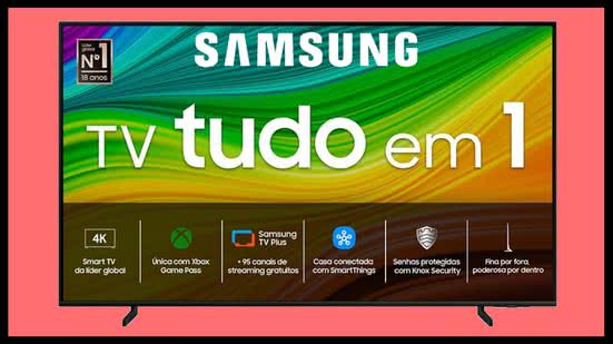 Smart TV Samsung QLED  4K - Divulgação