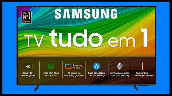 Smart TV Samsung QLED  4K - Divulgação
