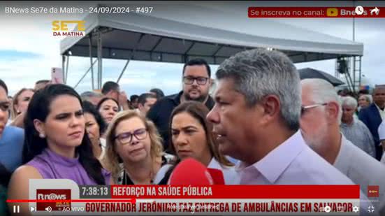 Reprodução/BNewsTV