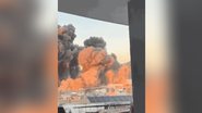Israel bombardeia QG do Hezbollah em Beirute, na última sexta-feira (27) - Reprodução/Telegram