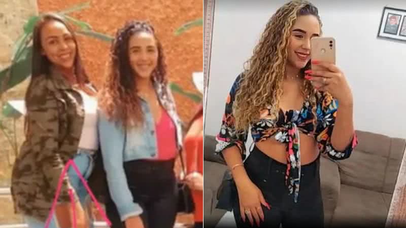 A policial militar Rhaillayne Oliveira de Mello (à esquerda) e a irmã, Rhayna Oliveira de Mello (à direita) - Reprodução/Redes sociais